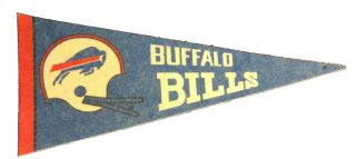 Vintage 1970’s Nfl Buffalo Bills Mini Football Pennant National Football League