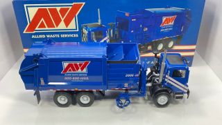 First Gear 1/34 Scale Mack Garbage Truck “allied Waste Services” Rare