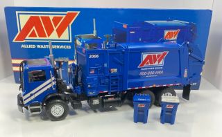 First Gear 1/34 Scale MACK GARBAGE TRUCK “ALLIED WASTE SERVICES” RARE 6
