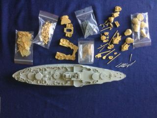 Iron Shipwright resin 1/350 USS Texas waterline with 3