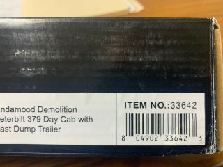 Lindamood Demolition 33642 DCP Diecast Promotions 1/64 379 Peterbilt Model 3