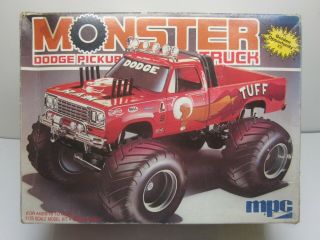 Mpc 1977 ? 1978 ? Dodge Pickup Monster Truck 1:25 Model Kit