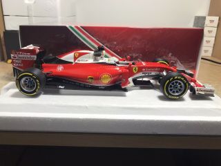 1:18 Bbr 2016 Ferrari Sf - 16h Sebastian Vettel Australian Gp