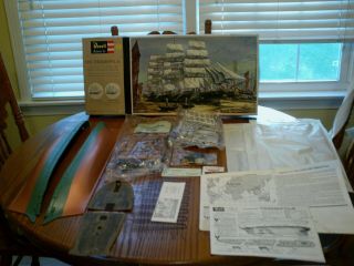 1960 Revell 1/96th Scale The Thermopylae Ship Model Kit - - Complete