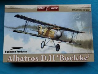 Encore Models 1:48 Scale Albatros D.  Ii Boelcke Plastic Model Kit 32001