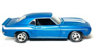 Yenko Fast And The Furious 1969 Chevrolet Camaro 1/18 Diecast Car Rc Ertl Blue