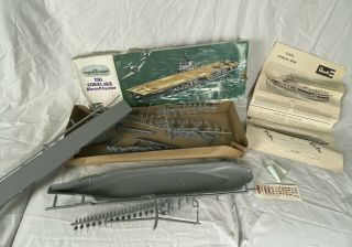 Revell - Us Navy Uss Coral Sea Aircraft Carrier 1/547 Rare Find Vintage Model￼