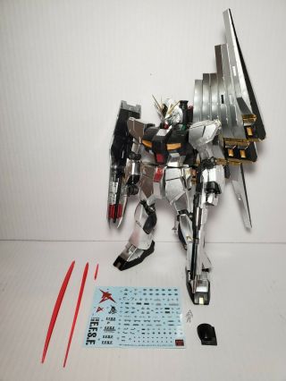 Bandai Mg 1/100 Rx - 93 Nu Gundam Metallic Coating Ver Plastic Model Kit