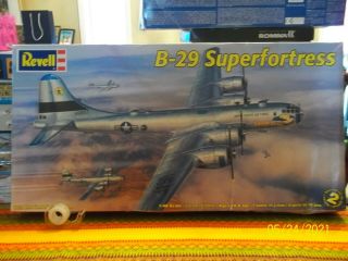 Inside Large 1/48 " B - 29 Superfortress " Ww2 Usaf Bomber Revell 85 - 5711