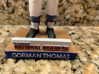 Gorman Thomas Milwaukee Brewers/Seattle Pilots Bobblehead,  Wisconsin Natl.  Guard 3