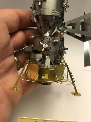 Metal Earth Apollo 11 Command Service,  Lunar Module BUILT Ready To Display 3