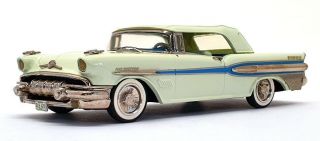 Western Models 1/43 Scale Wms66 - 1957 Pontiac Bonneville - Pale Green