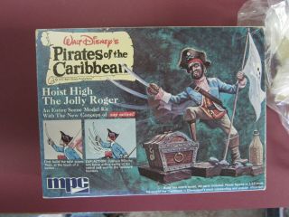 MPC Disney Pirates of the Caribbean model kit HOIST HIGH THE JOLLY ROGER NIB 2