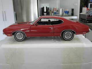 1/18 Acme A1805607 1970 Oldsmobile 442 W30 Dr Olds No.  3 Red 1 Of 996