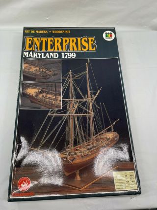Constructo Wooden Model Kit Enterprise Maryland 1799 1:50 Jc 80809