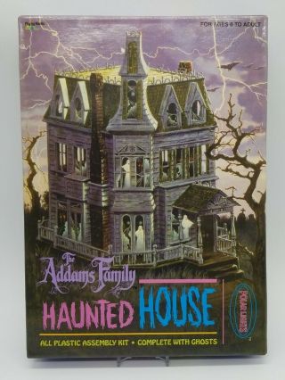 Polar Lights The Addams Family Haunted House Ghosts Model Kit 5001 Open Box