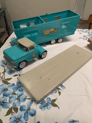 Vintage 1960s Nylint 6600 Mobile Home Ford Pressed Steel
