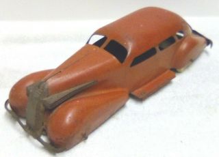 VINTAGE 1930S WYANDOTTE CADILLAC LASALLE CAR PRESSED STEEL TOY 16 IN PATINA 2