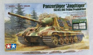 Tamiya 25162 1:35 Heavy Tank Panzerjäger Jagdtiger With Photo - Etched Parts