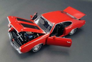 DR OLDS 1970 OLDSMOBILE 442 MATADOR RED RELEASE 3 ACME 1:18 DIECAST CAR GMP 3