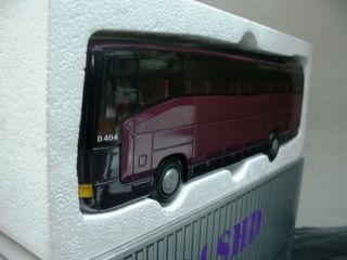 Wow Extremely Rare Mercedes O404 15 Shd Bus Purple 1:43 Nzg - Minichamps - Travego