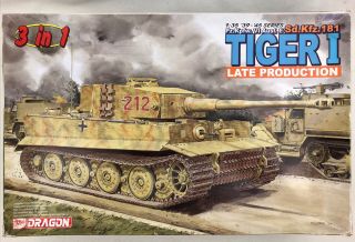 Dragon Model Tank Tiger I Late Production 1/35 Kit 6253 