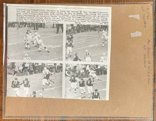 1961 Upi Telephoto - Green Bay Packers Paul Hornung Chicago Bears