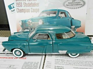 Danbury 1:24 Limited Edition 1950 Studebaker Champion Coupe 