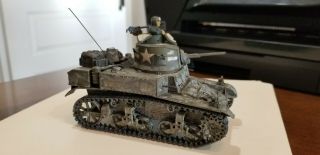 Professionally Built 1/35 Tamiya M3 Stuart In North Africa - Detailed & Weathered