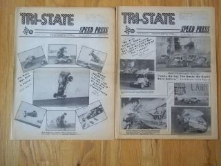 Rare Tri - State Speed Press June 7 1978 Vol 12 17 & June 14 1978 Vol 12 18