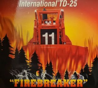 First Gear 1:25 International Ih Td - 25 Rops Fire Breaker 11
