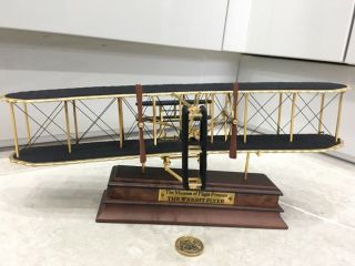 Franklin/danbury The Museum Of Flights Wright Flyers Worlds 1st Plane Model