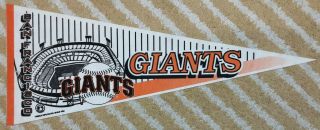 San Francisco Giants Full Size Mlb Baseball Pennant Candlestick Park
