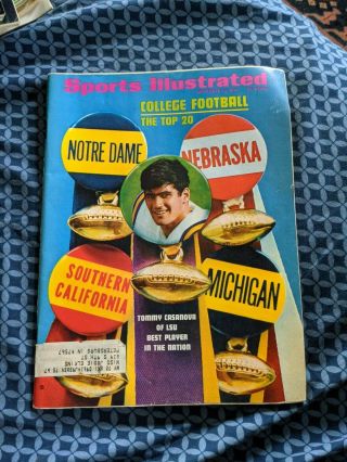 Sports Illustrated September 13 1971 Notre Dame Nebraska Usc Michigan Football