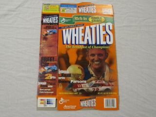 Benny Parsons 72 Nascar Legends Of Racing Wheaties Cereal Box (flat) 2000
