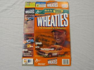 Carl Yarborough 11 Nascar Legends Of Racing Wheaties Cereal Box (flat) 2000