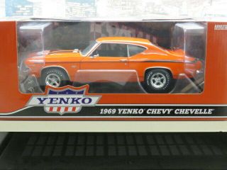 1/18 1969 Chevy Chevelle Yenko 427 Orange Supercar 1 Of 252