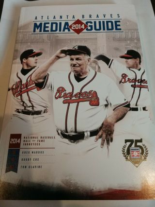 2014 Atlanta Braves Baseball Media Guide - Hall Of Fame Maddux Glavine