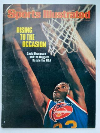Sports Illustrated November 15,  1976 David Thompson Denver Nuggets Dazzle Nba