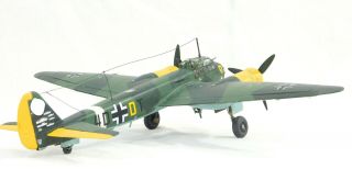1/72 Revell - Junkers Ju 88 A - 4 - very good built & painted 3