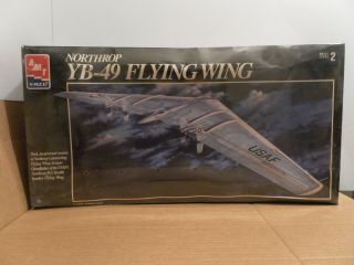 Vintage 1995 Amt Ertl 8619 Northrop " Yb - 49 Flying Wing " 1/72 Huge Model