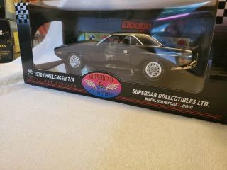 1:18 Highway 61 - Supercars - 1970 Dodge Challenger T/a - Black - Rare