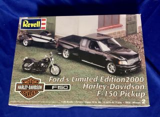 Revell 85 - 7685 Ford F - 150 Pickup Truck Harley Davidson 1:25 Model Car Kit