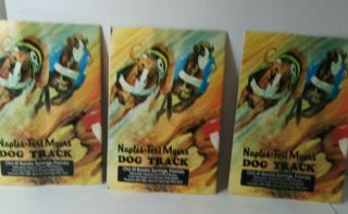 Three Vintage February 1981 Official DOG RACING Programs Naples - Fort Myers 2