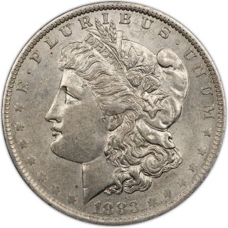 1883 - O Morgan Silver Dollar U.  S 1$ Details Unc Remarkable