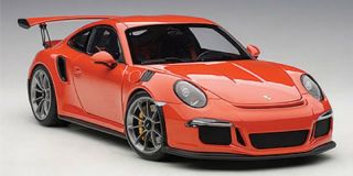 Autoart 78168 Porsche 911 (991) Gt3 Rs (lava Orange/dark Grey Wheels)
