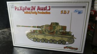 Dragon 1:35 2 In 1 Smart Kit Panzer Pz.  Kpfw.  Iv Ausf J Initial Production