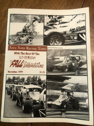 1979 Nov Area Auto Racing News Pictorial The Best Of Fall Presentations Issue