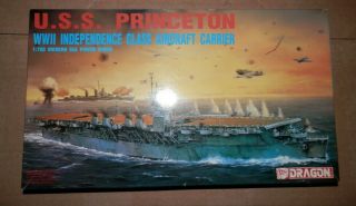 Dragon 1/700 Uss Princeton Cvl 23 Light Aircraft Carrier Model Independence Clas