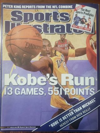 Sports Illustrated March 3 2003 - Kobe Bryant - Los Angeles Lakers